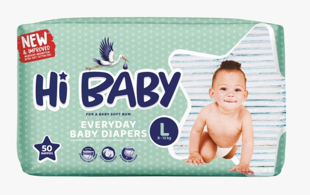 Baby Diaper Size Large (Baby Retail Range)